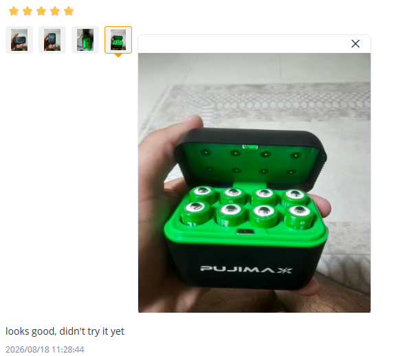 Original customer photo and complete review, including date